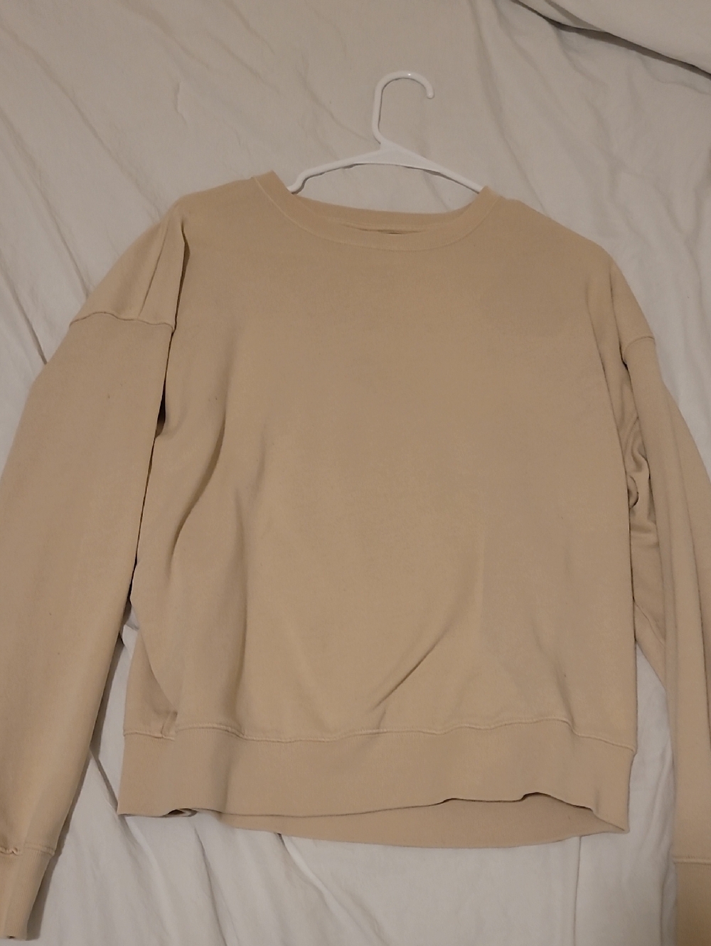 PINK Victoria's Secret Womens Crewneck Sweater — Beige